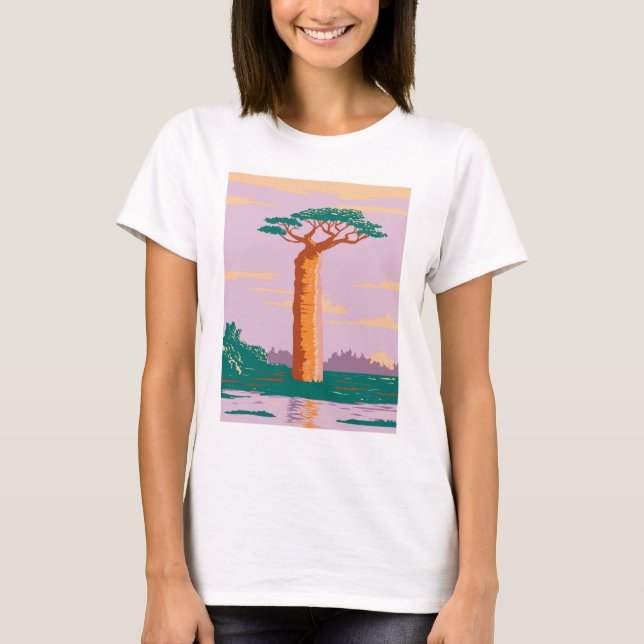 Adansonia grandidieri Madagascar Baobab T - Shirt (Vorderseite)