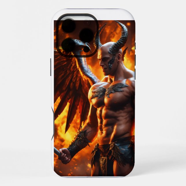 Adaptiver Engel iPhone 16 Pro Max Hülle (Rückseite)