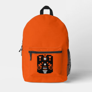 Adaptiver Mit Behinderung Basketball Bedruckter Rucksack