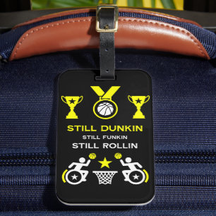 Adaptiver Mit Behinderung Basketball Gepäckanhänger