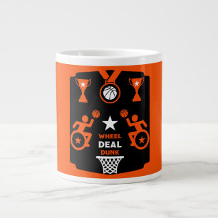 Adaptiver Mit Behinderung Basketball Jumbo-Tasse