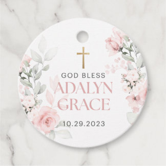 Adayln Grace Baptiss Tags Geschenkanhänger