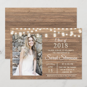 ADD FOTO - Abschluss Mason Jar Lights Einladung