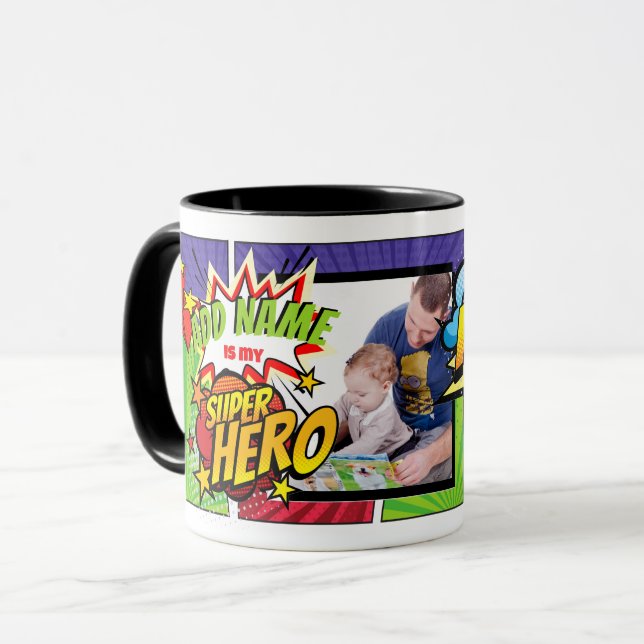 (ADD NAME) ist mein COMIC für benutzerdefiniertes  Tasse (Vorderseite Links)