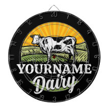 ADD NAME Sunset Dairy Farm Grazing Holstein Kuh