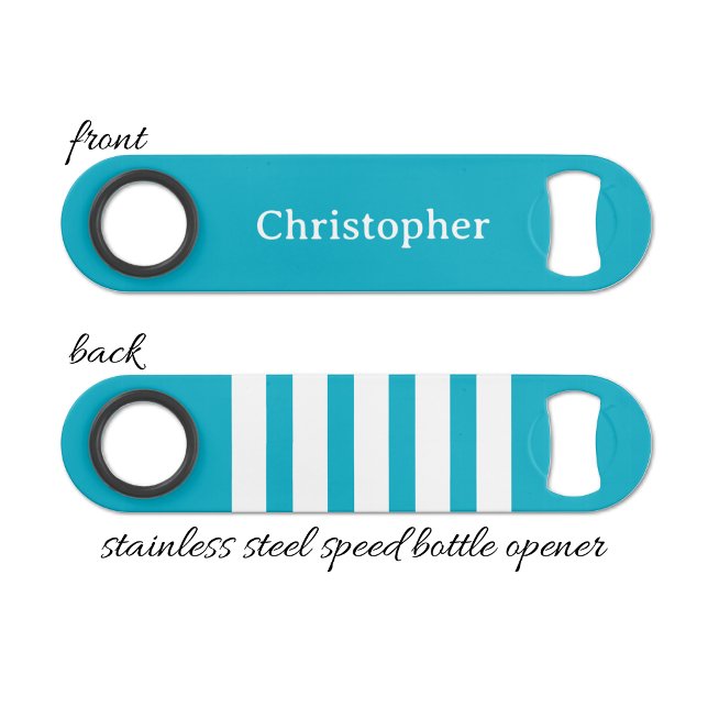 Add name white and blue speed flaschenöffner (Von Creator hochgeladen)