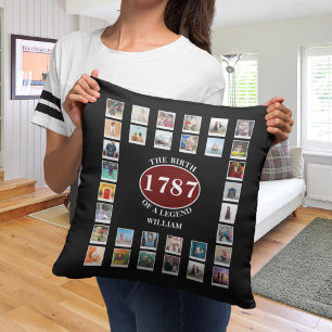 Add Name Year And Photos Birthday Kissen