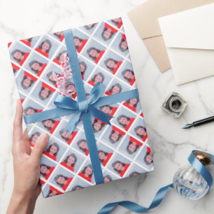 Add One Photo to make a Crazy Collage Geschenkpapier