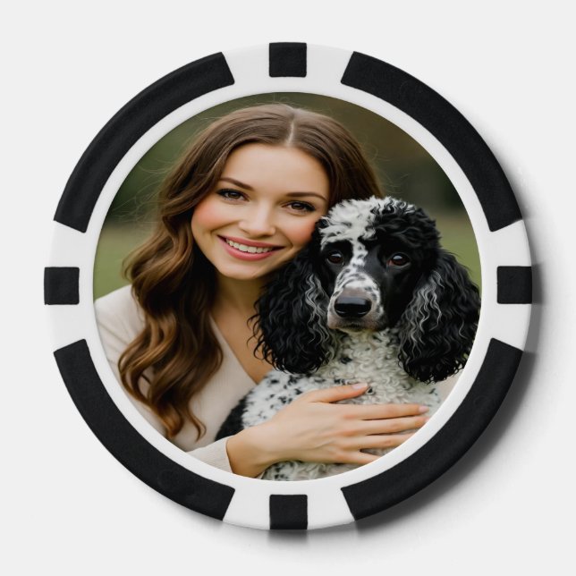 Add Poddle Photo Personalize Customize Pokerchips (Vorderseite)