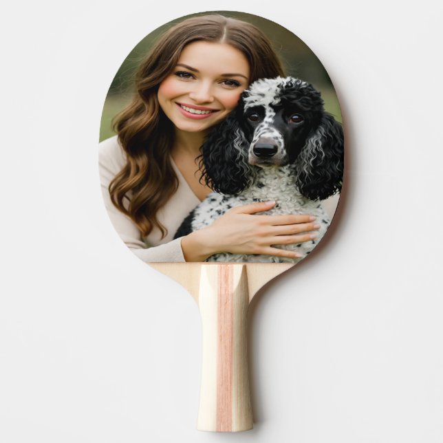 Add Poddle Photo Personalize Customize Tischtennis Schläger (Vorderseite)