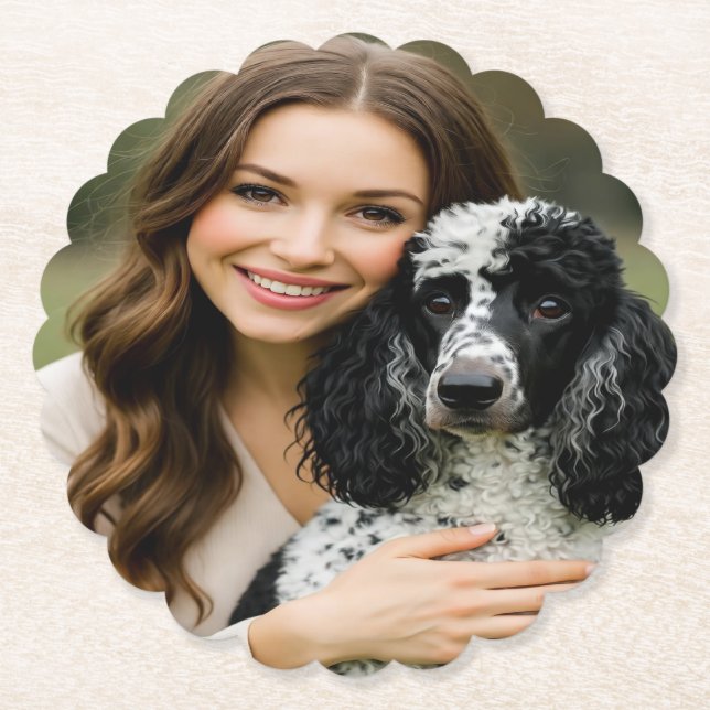 Add Poddle Photo Personalize Customize Untersetzer (Vorderseite)