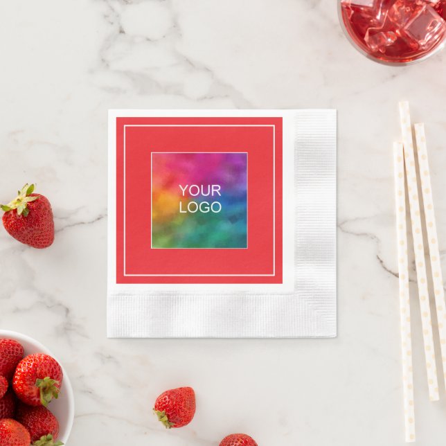 Add Promotionen Logo Weihnachten Roter Cocktail Co Serviette (Beispiel)