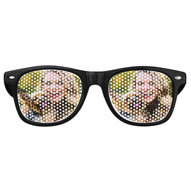 Add Yorkshire Terrier Photo Personalize Partybrille (Vorderseite)
