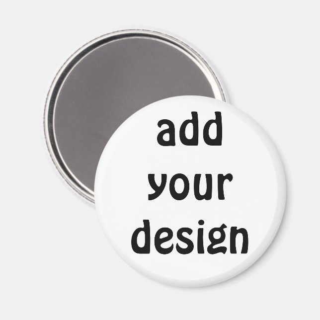 Add Your Design Magnet (Vorderseite/Rückseite)