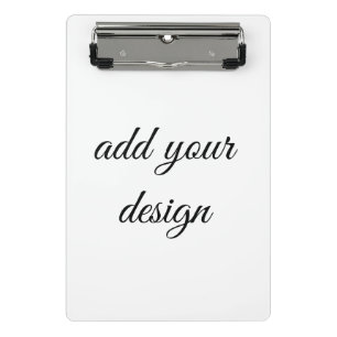 Add Your Design Mini Klemmbrett