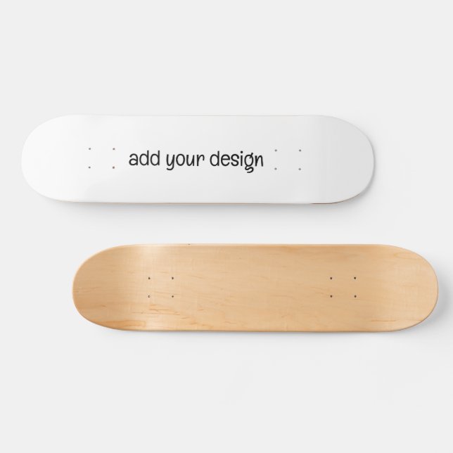 Add Your Design Skateboard (Horizontal)