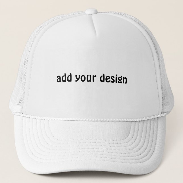 Add Your Design Truckerkappe (Vorderseite)