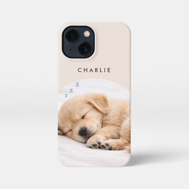 Add Your Favourite photo name iphone cases 13 Mini Hülle (Rückseite)