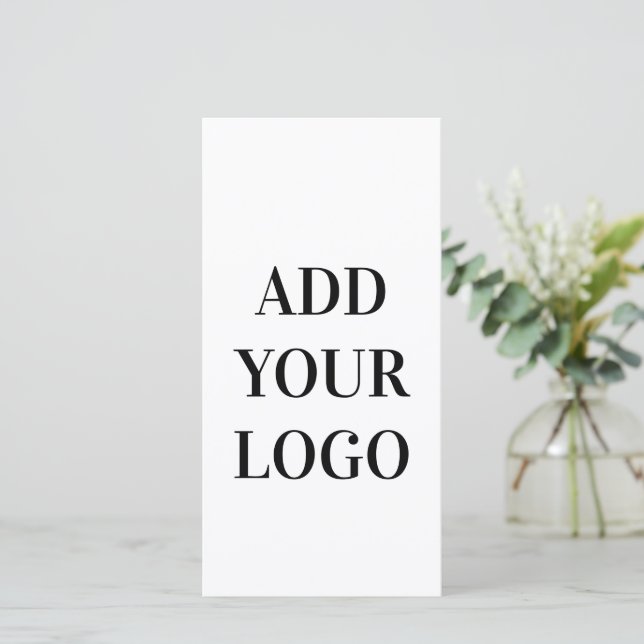 ADD YOUR LOGO (Stehend Vorderseite)