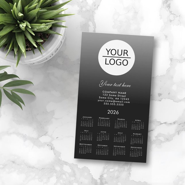 Add your Logo 2026 Calendar Company Werbeaktion Gr Magnetkarte (Von Creator hochgeladen)