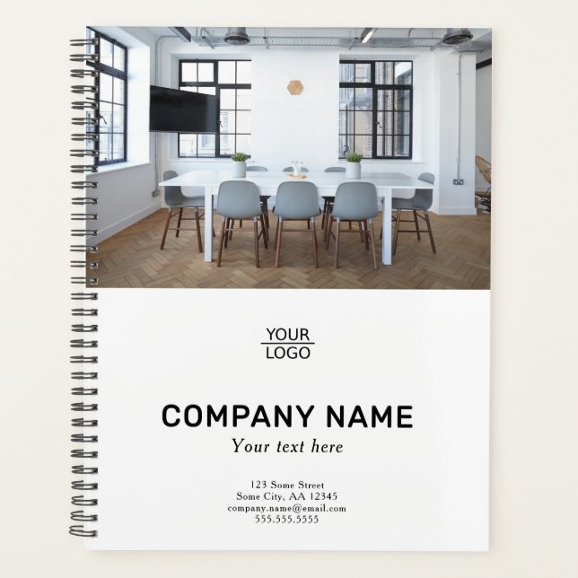 Add your Logo Custom Text Promotion Photo Planer (Vorderseite)