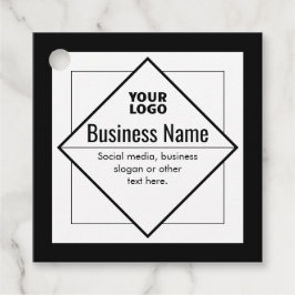 Add Your Logo Customizable Template Geschenkanhänger
