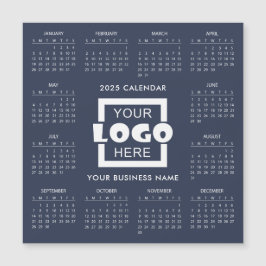 Add your own business logo 2025 Calendar | Magnet