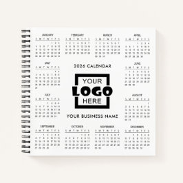 Add Your Own Business Logo 2026 Calendar |  Notizbuch