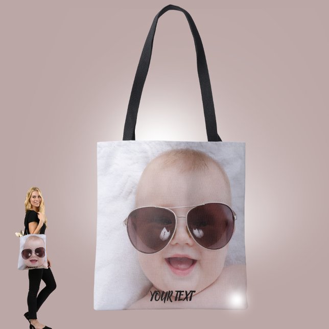 Add your own custom photo front and back tote bag tasche (Von Creator hochgeladen)