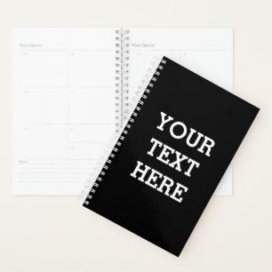 Add Your Own Custom Text Here Black and White Planer
