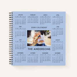 Add Your Own Family Photo 2026 Calendar |  Notizbuch