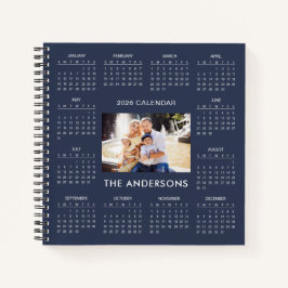 Add Your Own Family Photo 2026 Calendar |  Notizbuch