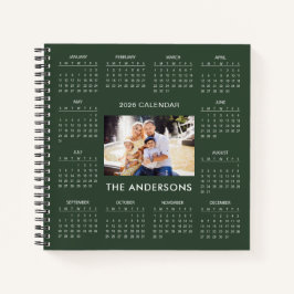Add Your Own Family Photo 2026 Calendar |  Notizbuch