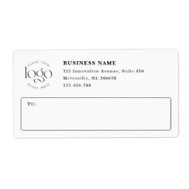 Add Your Own Logo Custom Business White Shipping