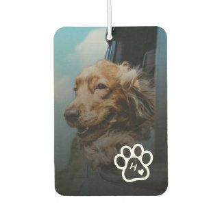 Add Your Own Photo Dog Pets Monogram Autolufterfrischer