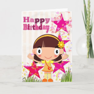 Add Your Own Text: Birthday Girl Karte