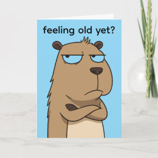 ADD YOUR OWN TEXT Funny birthday card Karte