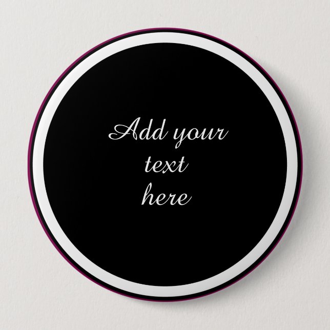 Add Your Text Here - TEMPLATE Button (Vorderseite)
