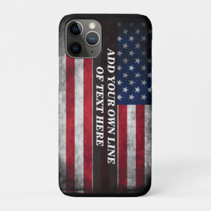 Add your text on American flag  Case-Mate iPhone Hülle