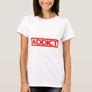 Addict-Briefmarke T-Shirt