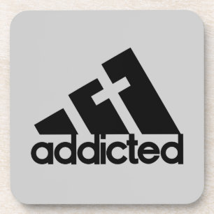 Addicted Black Untersetzer