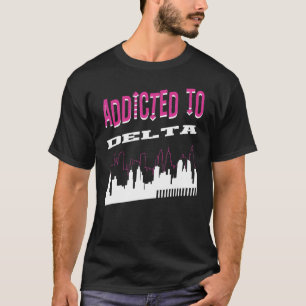 Addicted to Delta Ferien Spaß Trip Alabama to T-Shirt