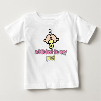 Addicted to my paci (Mädchen) Baby T-shirt