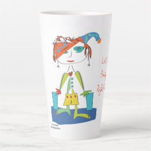 'Addie' - Yoga Latte Tasse