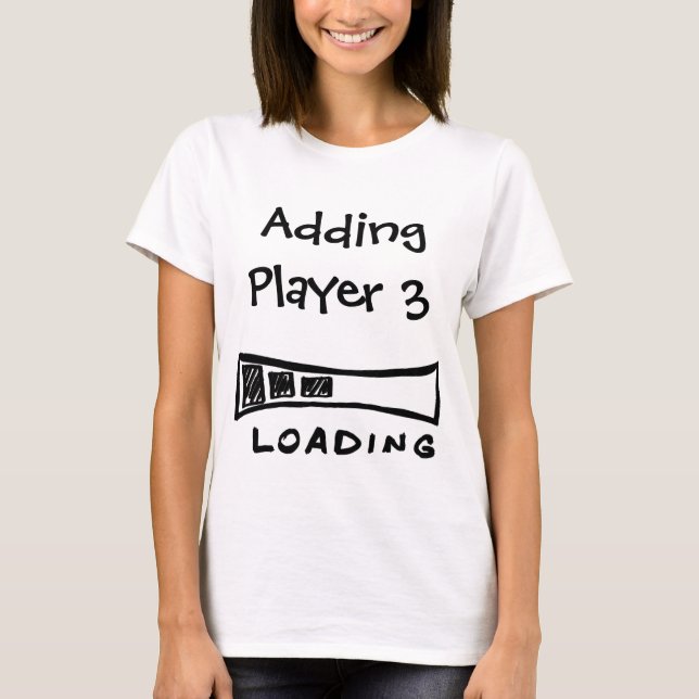 Addieren Mutterschaftsdes Shirts des Spieler-| (Vorderseite)