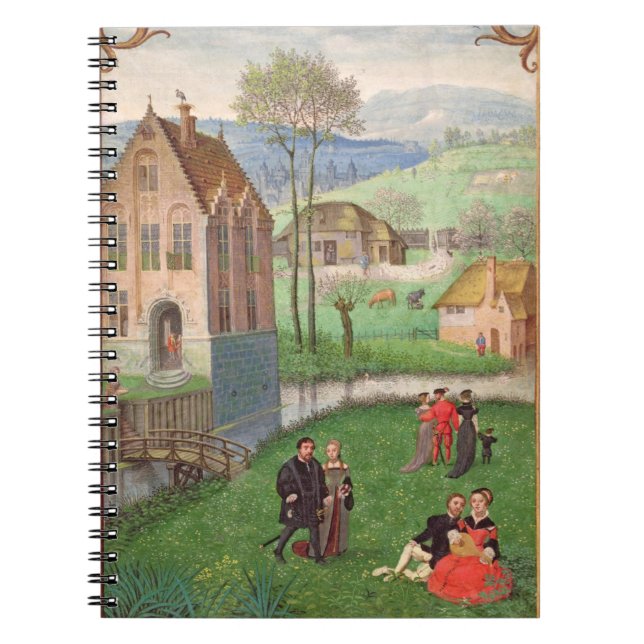 Addieren Sie April 18855: umwerbende Paare, von Notizblock (Vorderseite)