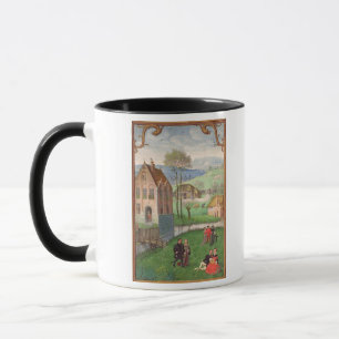 Addieren Sie April 18855: umwerbende Paare, von Tasse