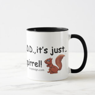 ADDIEREN Sie Eichhörnchen-Sprichwort Tasse
