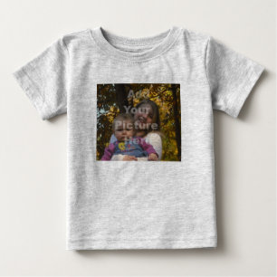 Addieren Sie Ihr eigenes Foto-Baby-T-Shirt Baby T-shirt