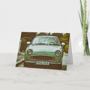 ADDIEREN Sie IHR EIGENES TEXT Klassiker-Auto Karte